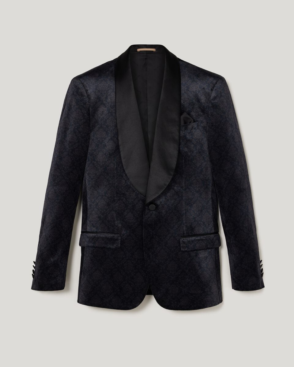 Slim Damask Velvet Tuxedo, , hi-res